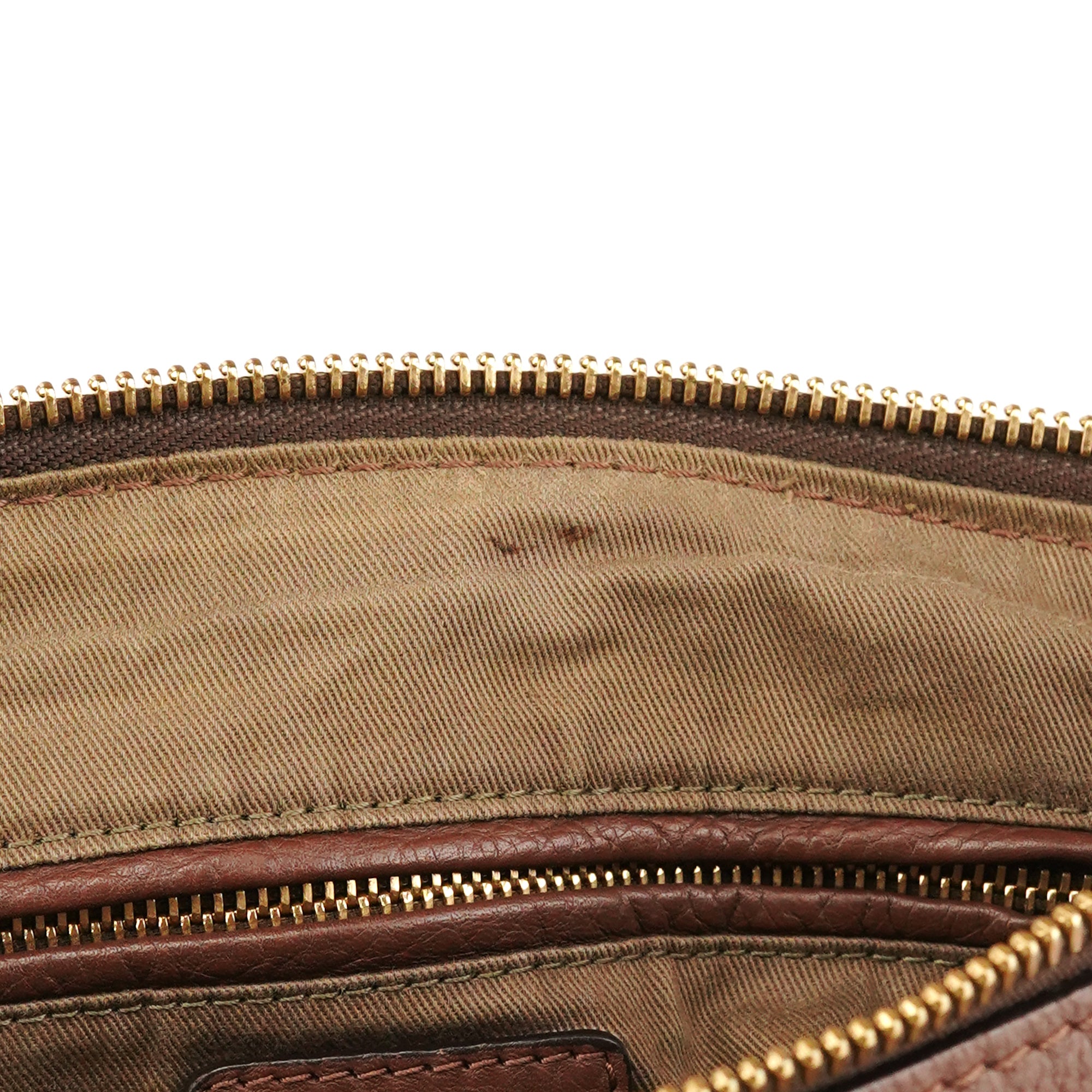 Chloé Brown Leather Marcie 2-Way Bag