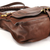 Chloé Brown Leather Marcie 2-Way Bag