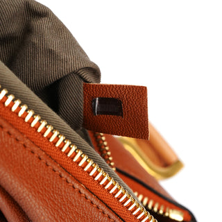 Chloe Brown Leather Marcie Pocket 2-Way Bag