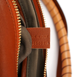 Chloe Brown Leather Marcie Pocket 2-Way Bag