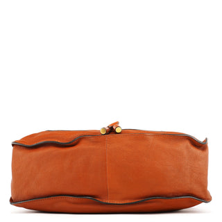 Chloe Brown Leather Marcie Pocket 2-Way Bag