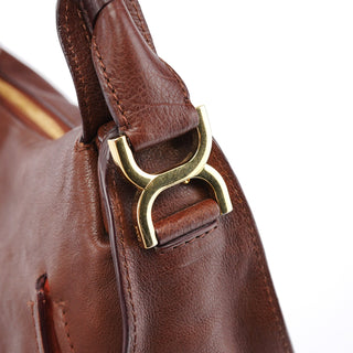 Chloe Brown Leather Marcie Shoulder Bag