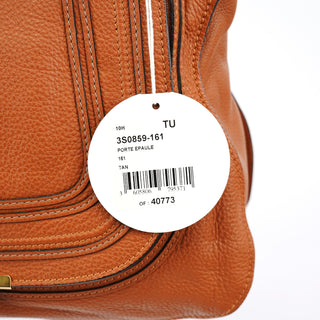 Chloe Brown Leather Marcie Shoulder Bag