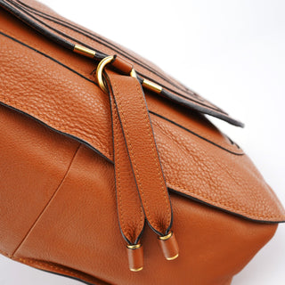 Chloe Brown Leather Marcie Shoulder Bag