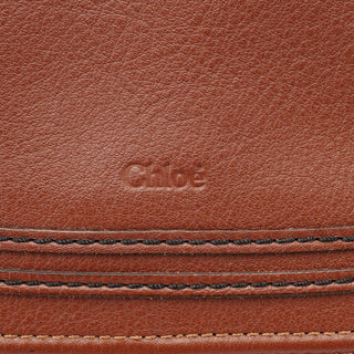 Chloé Brown Leather Marcie Tote Bag