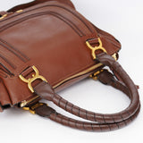 Chloé Brown Leather Marcie Tote Bag