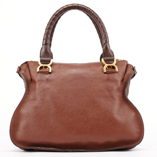 Chloé Brown Leather Marcie Tote Bag
