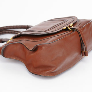 Chloé Brown Leather Marcie Tote Bag