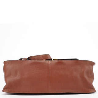 Chloé Brown Leather Marcie Tote Bag