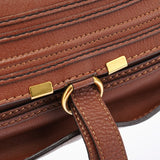 Chloé Brown Leather Marcie Tote Bag