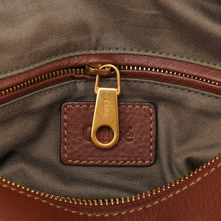 Chloé Brown Leather Marcie Tote Bag