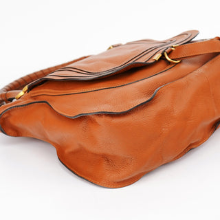 Chloé Brown Leather Marcie Tote Bag
