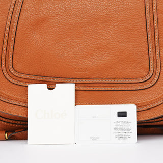 Chloé Brown Leather Marcie Tote Bag