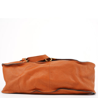 Chloé Brown Leather Marcie Tote Bag