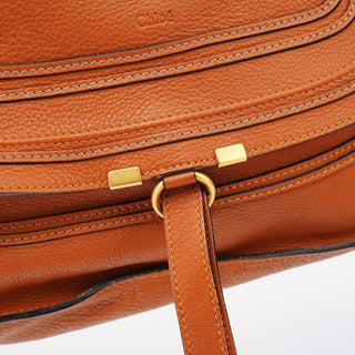 Chloé Brown Leather Marcie Tote Bag