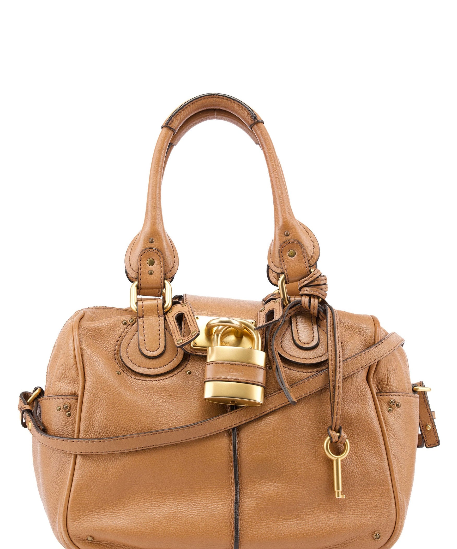 Chloé Brown Leather Paddington 2-Way Bag