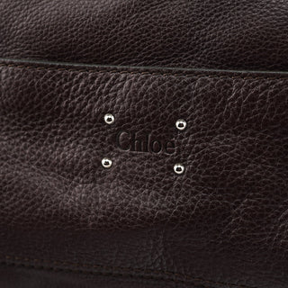 Chloe Brown Leather Paddington Boston Bag