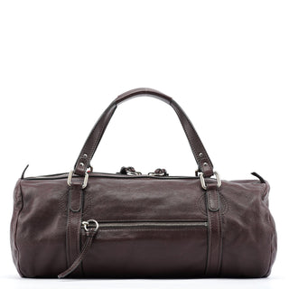 Chloe Brown Leather Paddington Boston Bag