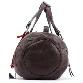 Chloe Brown Leather Paddington Boston Bag