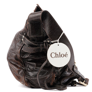 Chloé Brown Leather Paddington Crossbody Bag