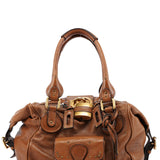 Chloé Borsa a spalla Paddington con lucchetto in pelle marrone