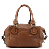 Chloé Borsa a spalla Paddington con lucchetto in pelle marrone