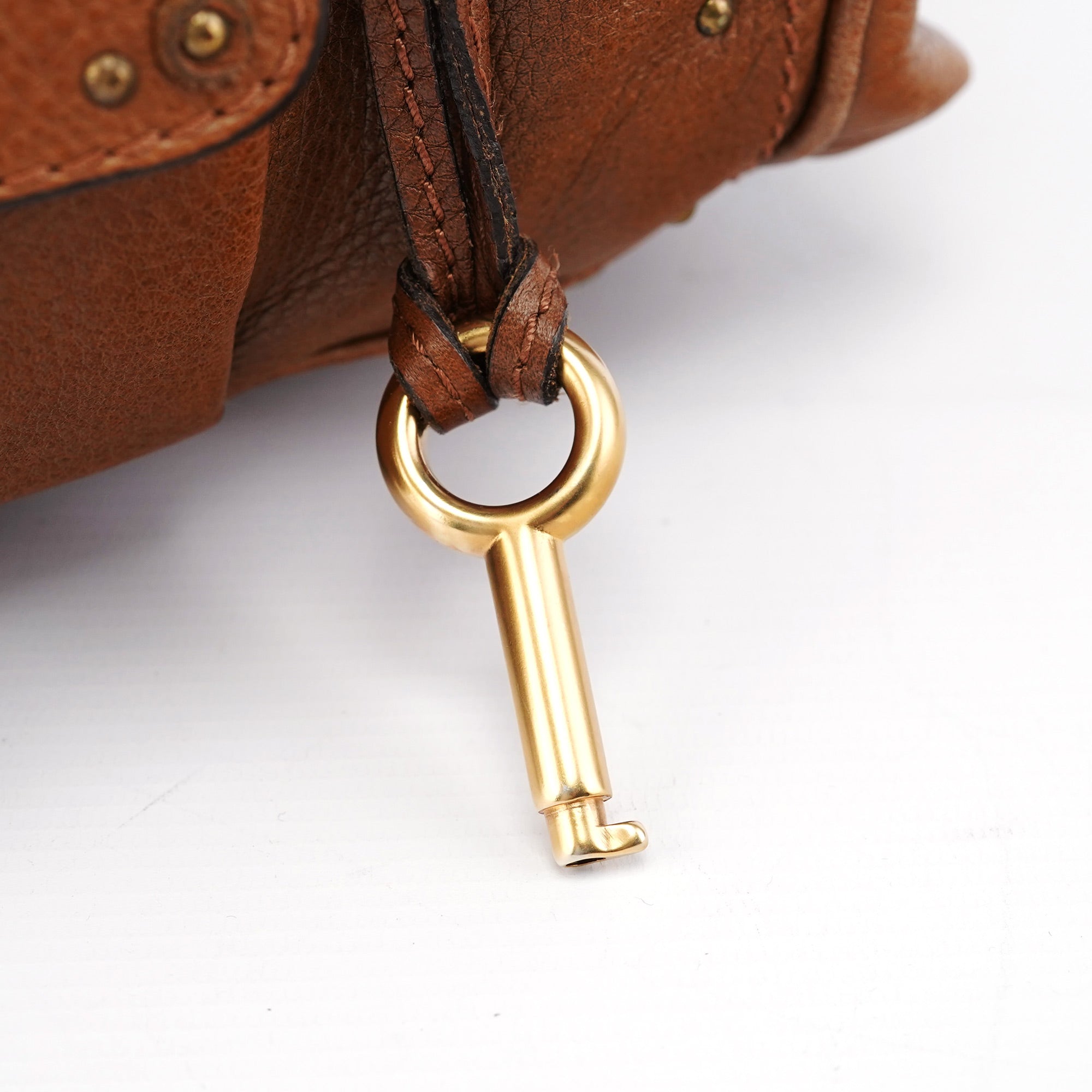 Chloé Borsa a spalla Paddington con lucchetto in pelle marrone