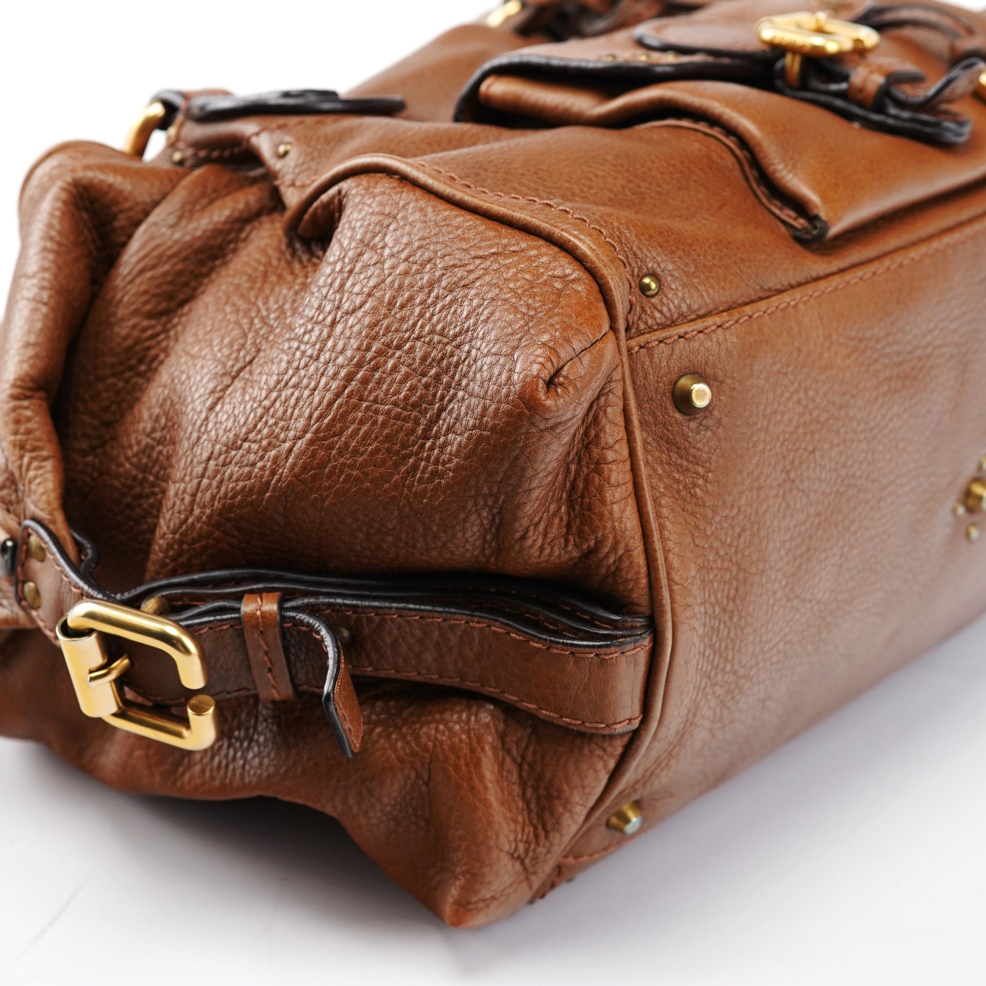 Chloé Borsa a spalla Paddington con lucchetto in pelle marrone