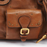 Chloé Borsa a spalla Paddington con lucchetto in pelle marrone
