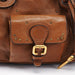 Chloé Brown Leather Paddington Padlock Shoulder Bag