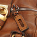 Chloé Brown Leather Paddington Padlock Shoulder Bag