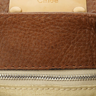 Chloé Brown Leather Paddington Pocket Shoulder Bag