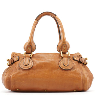 Chloé Brown Leather Paddington Shoulder Bag