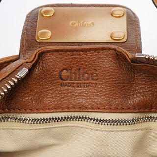 Chloé Brown Leather Paddington Shoulder Bag