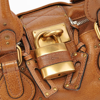Chloé Brown Leather Paddington Shoulder Bag