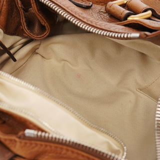 Chloé Brown Leather Paddington Shoulder Bag