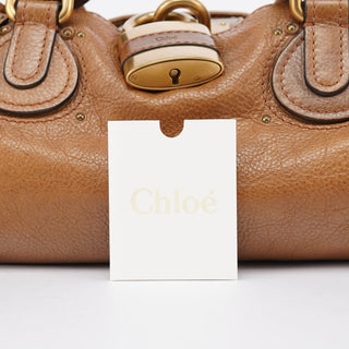 Chloé Brown Leather Paddington Shoulder Bag