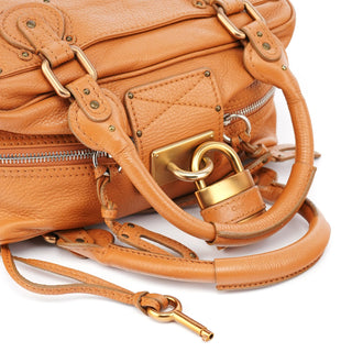 Chloe Brown Leather Paddington Shoulder Bag