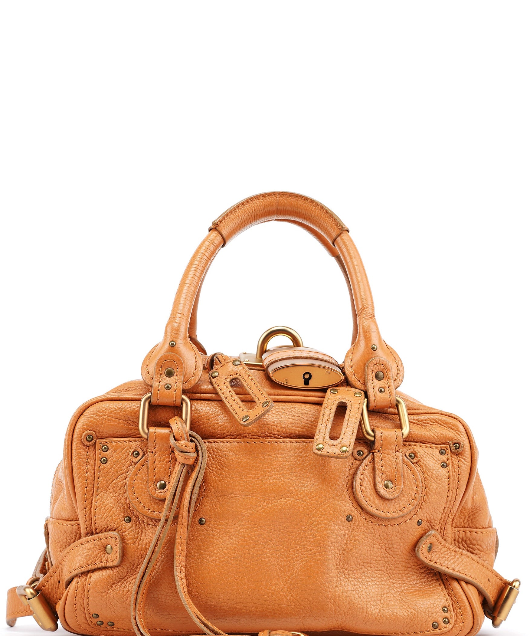 Chloe Brown Leather Paddington Shoulder Bag