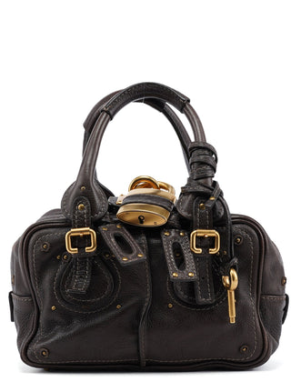 Chloé Brown Leather Paddington Shoulder Bag