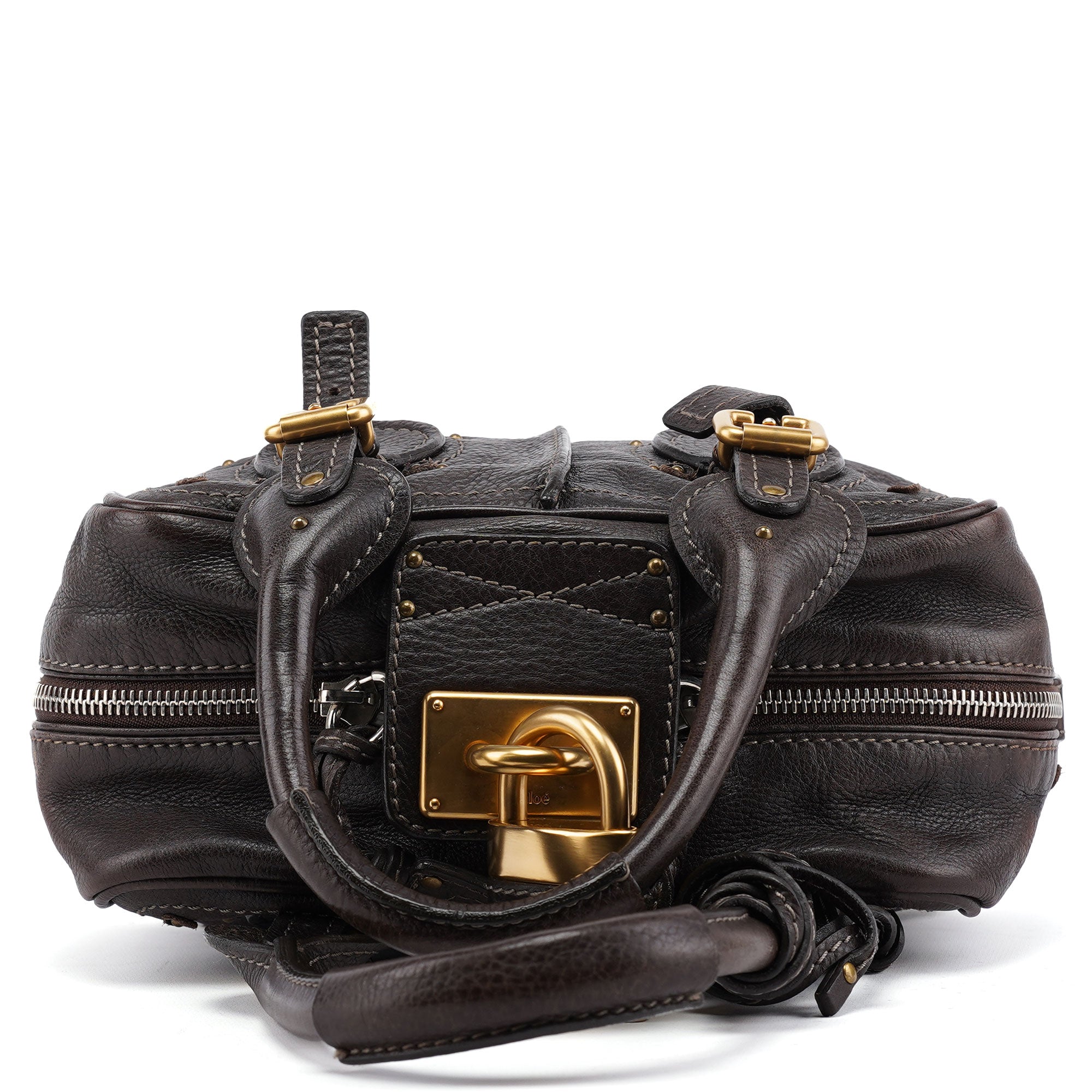 Chloé Brown Leather Paddington Shoulder Bag