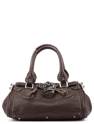 Chloé Brown Leather Paddington Shoulder Bag