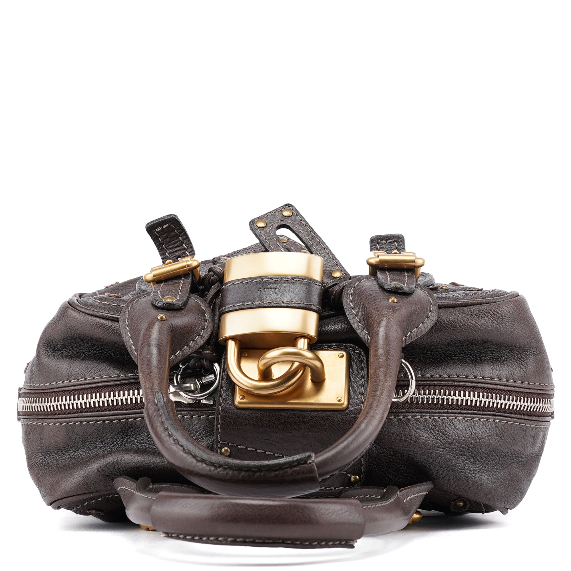 Chloé Brown Leather Paddington Shoulder Bag