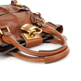 Chloé Brown Leather Paddington Tote Bag