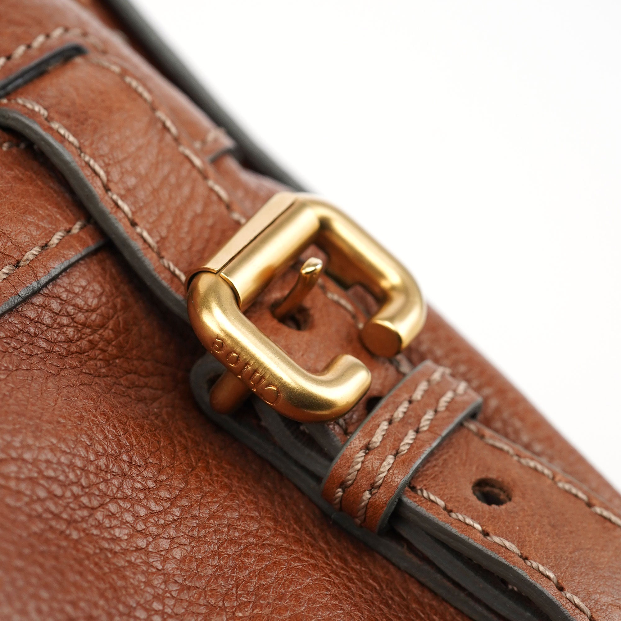 Chloé Brown Leather Paddington Tote Bag