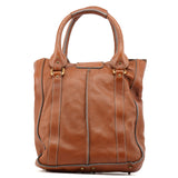 Chloé Brown Leather Paddington Tote Bag