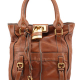 Chloé Brown Leather Paddington Tote Bag