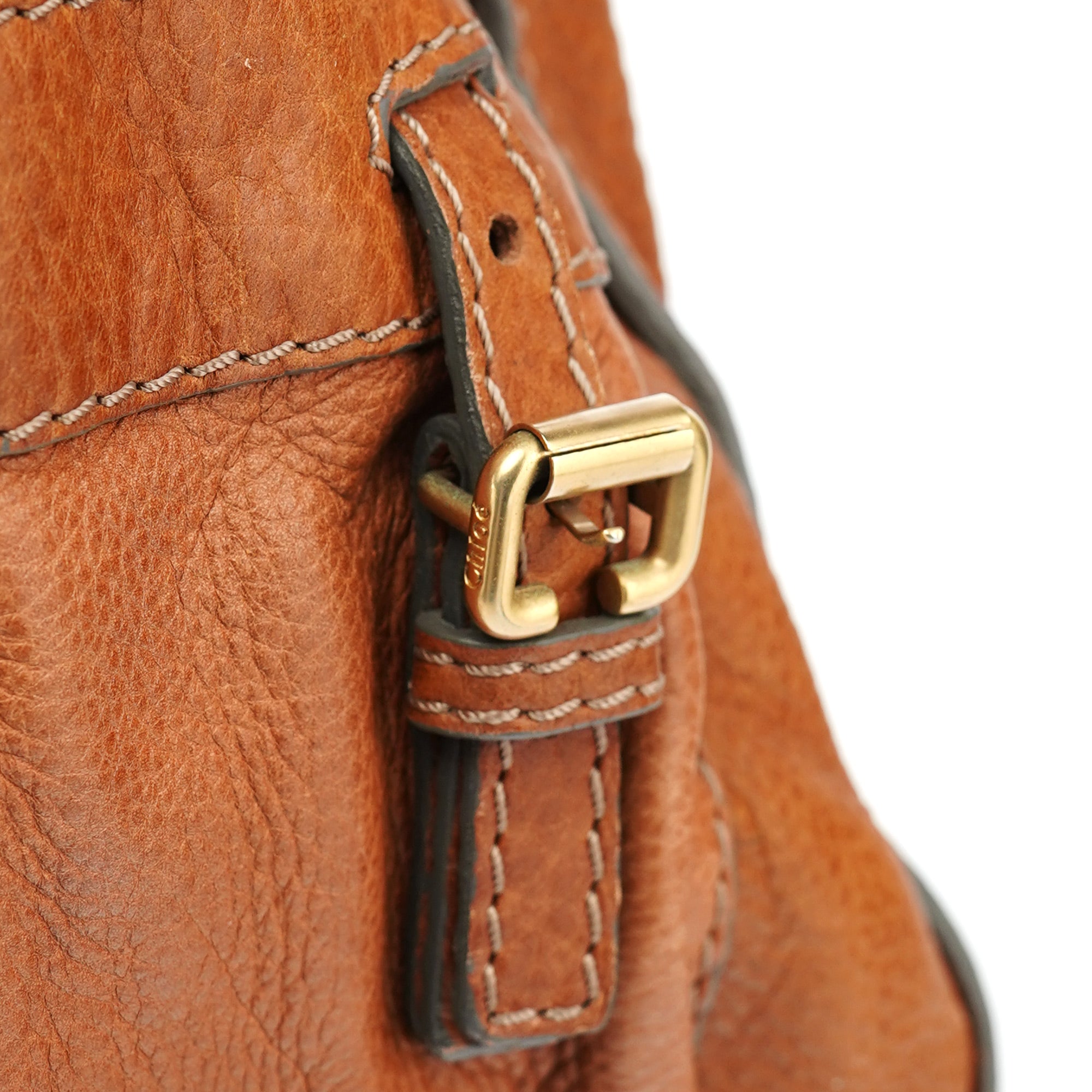 Chloé Brown Leather Paddington Tote Bag