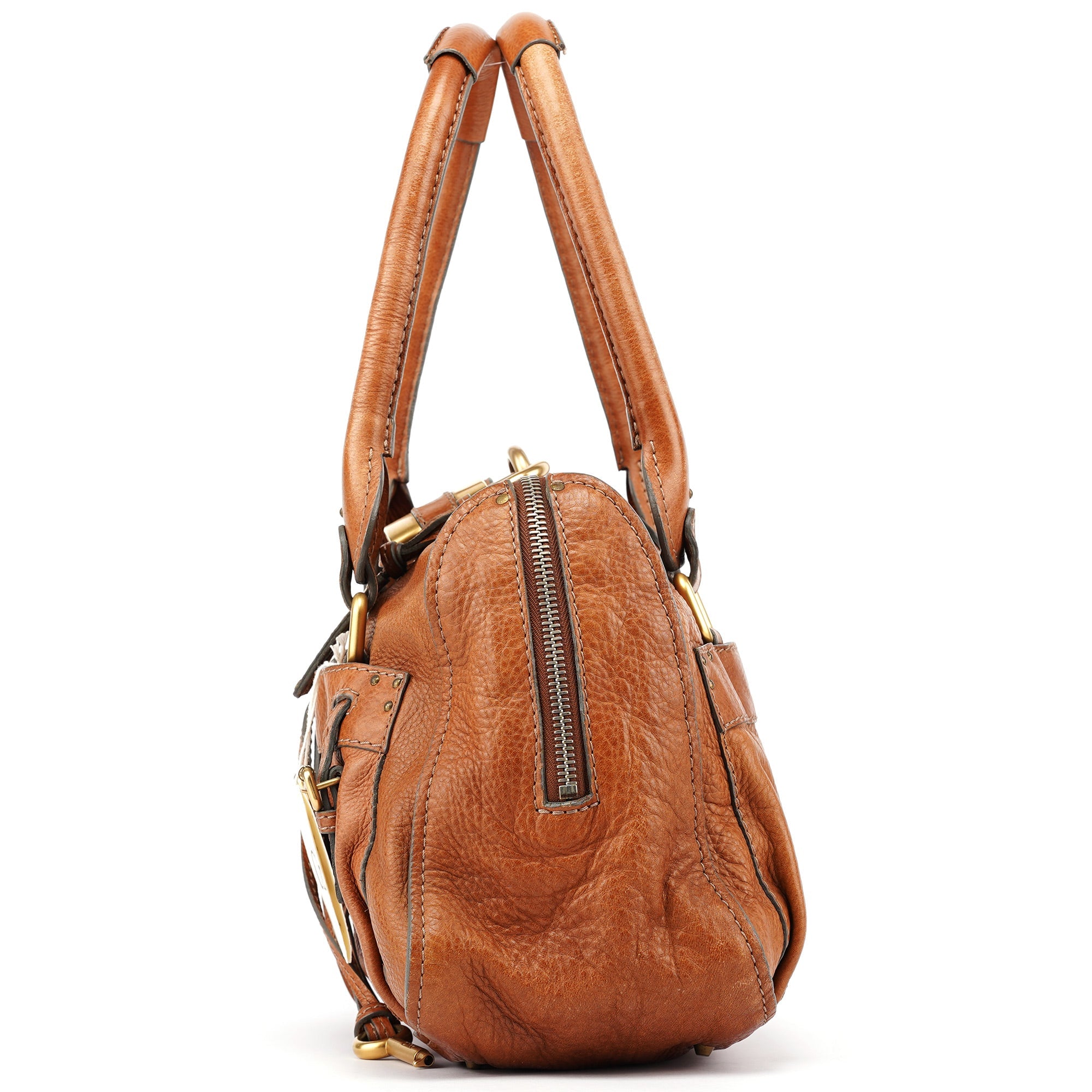 Chloé Brown Leather Paddington Tote Bag