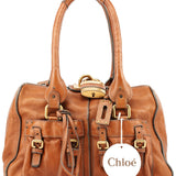 Chloé Brown Leather Paddington Tote Bag